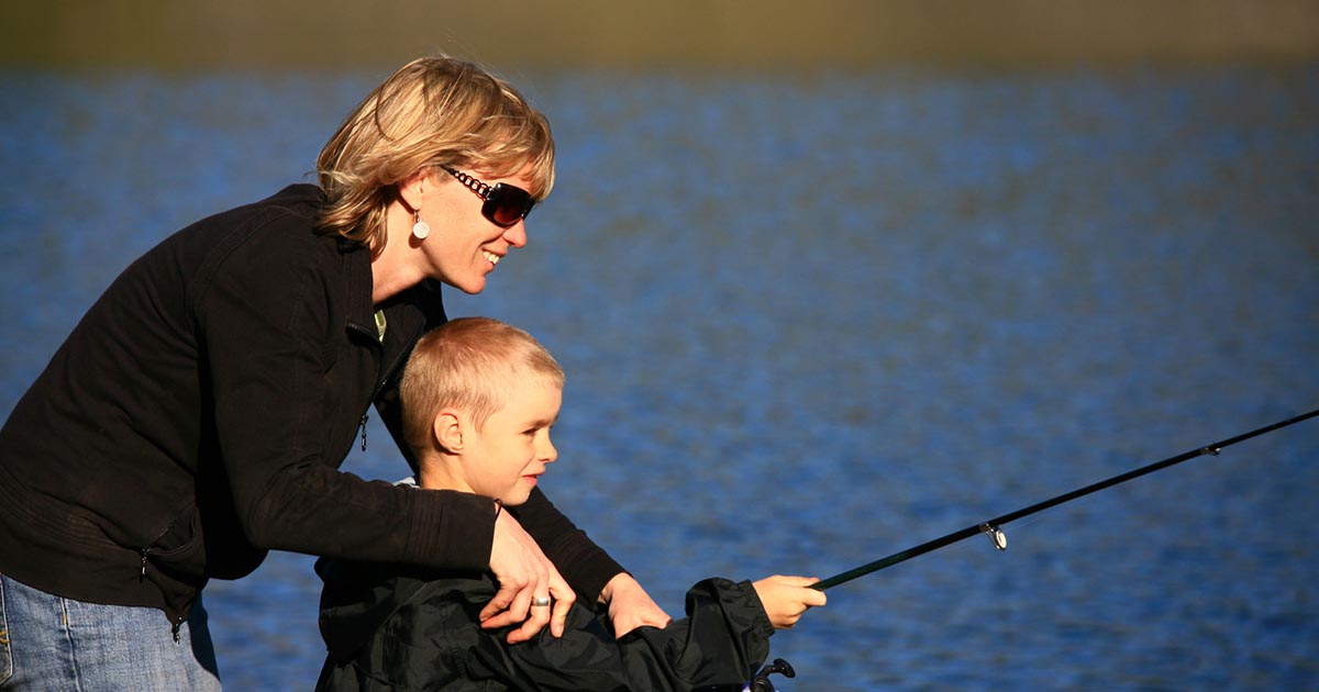 Fishing at Narrows Recreation Area